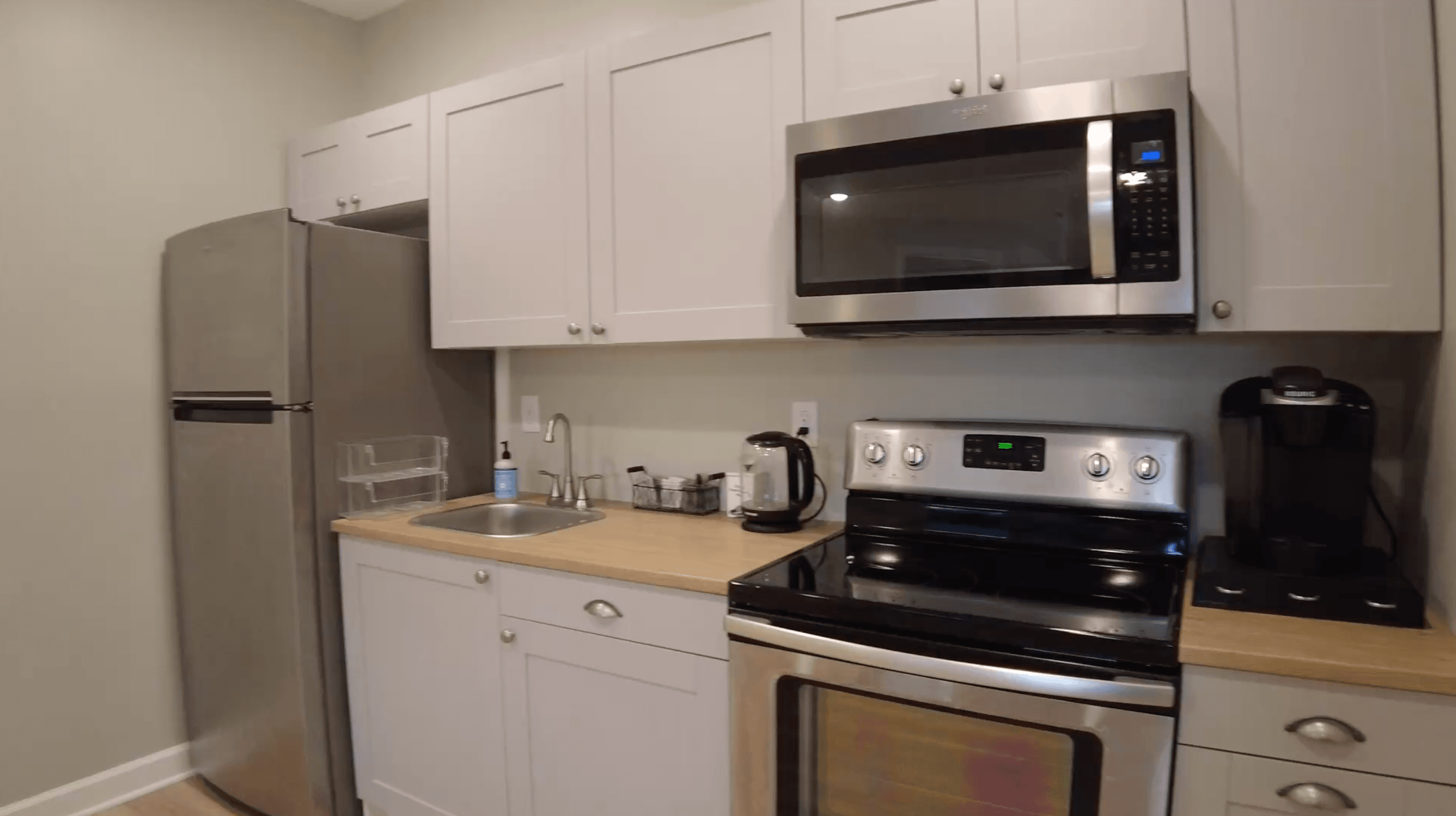 Victoria basement remodel — kitchen.